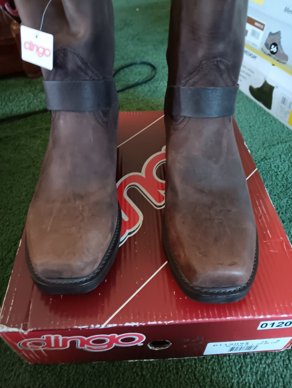 Mens Leather Dingo Boots 16D